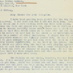 Letter: 1938 April 30