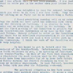 Letter: 1937 August 9