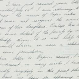 Telegram: 1937 July 24