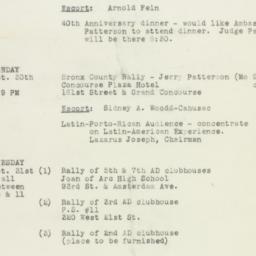 Ephemera: 1950 October 25