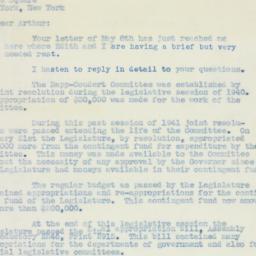 Letter: 1941 May 15