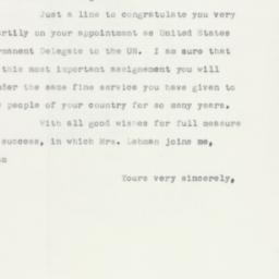 Letter: 1952 December 2