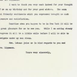 Telegram: 1963 April 5