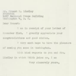 Letter: 1950 December 4