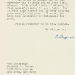 Letter: 1963 March 29