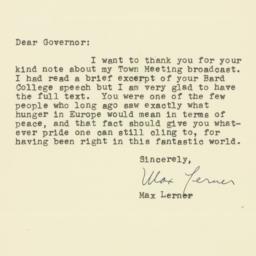 Letter: 1947 October 24