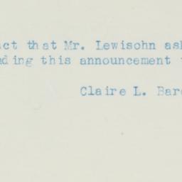Letter: 1937 January 16