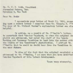 Letter: 1954 March 19