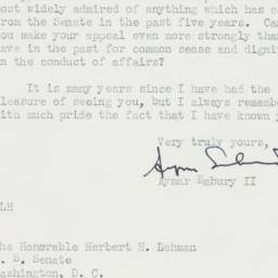 Letter: 1950 June 7