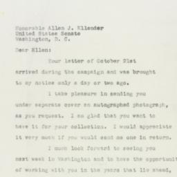 Letter: 1950 November 22