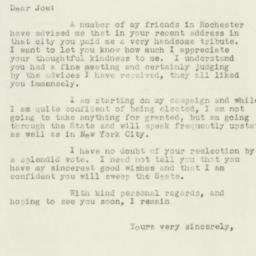 Letter: 1932 October 15