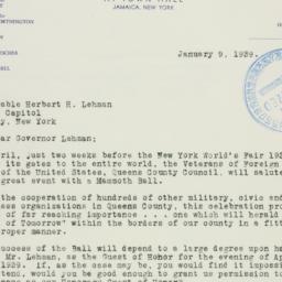 Letter: 1939 January 9