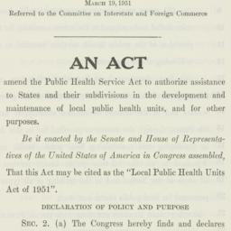 Pamphlet: 1951 March 19