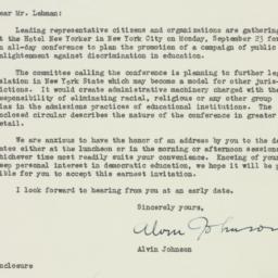 Letter: 1946 August 5