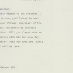 Letter: 1943 February 3