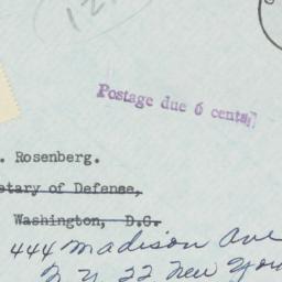 Envelope: 1954 October 12