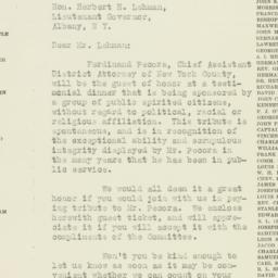 Letter: 1929 March 2