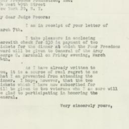 Letter: 1952 March 11