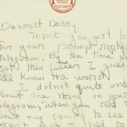 Letter: 1934 November 7