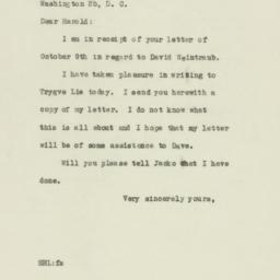 Letter: 1946 October 11