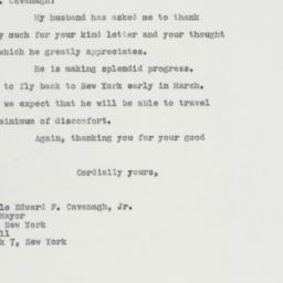 Letter: 1963 February 19