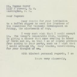 Letter: 1950 May 5