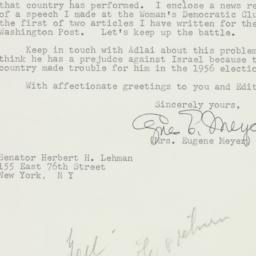 Letter: 1961 January 24