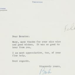 Letter: 1957 November 8