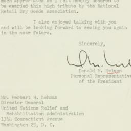 Letter: 1945 January 20