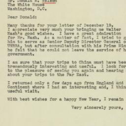 Letter: 1945 January 1