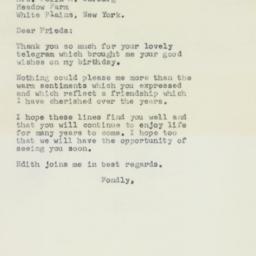 Letter: 1958 April 8