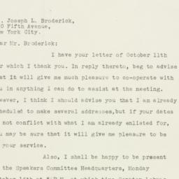 Letter: 1950 October 13
