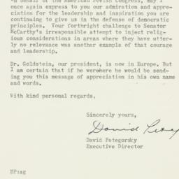 Letter: 1953 July 23
