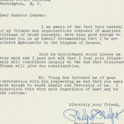 Letter: 1950 June 15