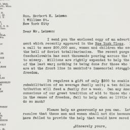 Letter: 1950 January 10
