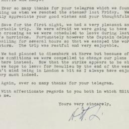Letter: 1953 August 22