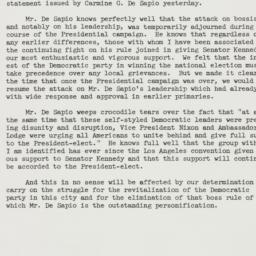 Press Release: 1960 Novembe...