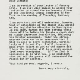 Letter: 1954 January 23