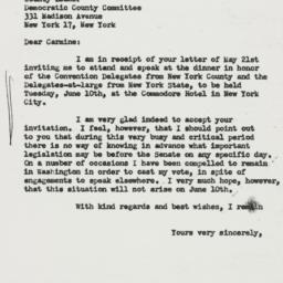 Letter: 1952 May 24