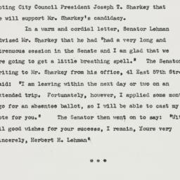 Press Release: 1951 November 2