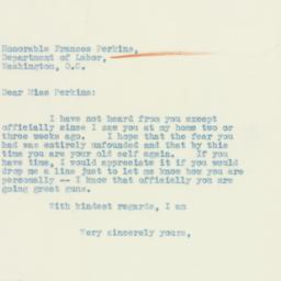 Letter: 1933 April 14