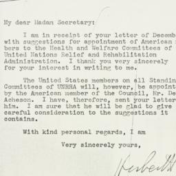 Letter: 1943 December 27