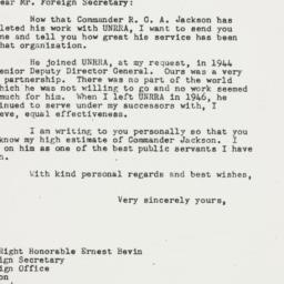 Letter: 1947 December 11