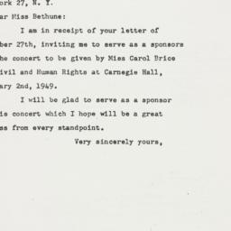 Letter: 1948 December 31