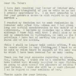 Letter: 1956 October 15