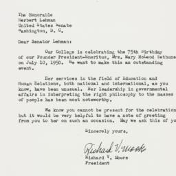 Letter: 1950 July 3