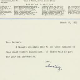Letter: 1955 March 28