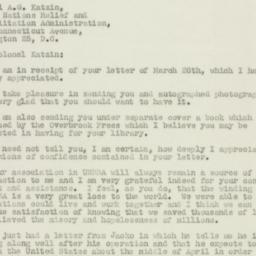 Letter: 1947 March 28