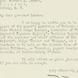 Letter: 1936 August 22