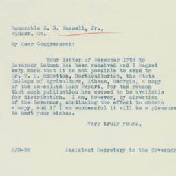 Letter: 1934 December 29